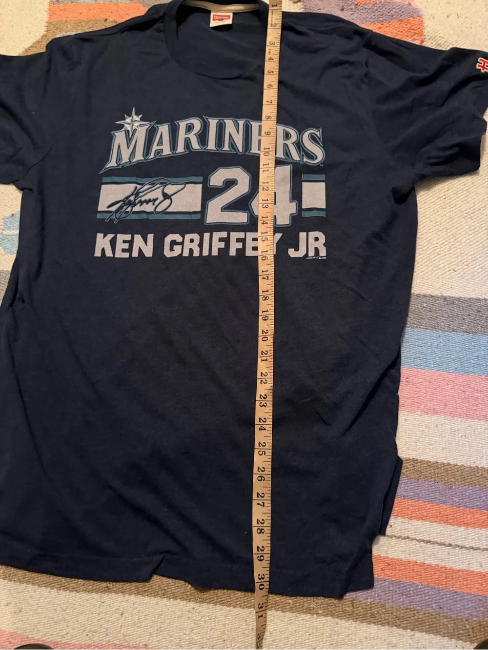 Ken Griffey Jr. Seattle Mariners Homage Remix Jersey Tri-Blend XL T-Shirt - Picture 3 of 5